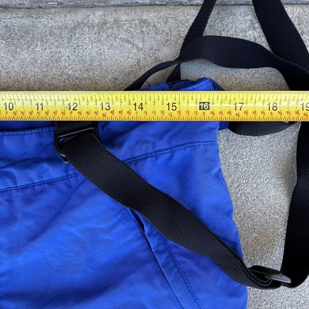 Patagonia Mens Blue Snow Ski Pants Suspenders Size 32 Cobalt Mountain